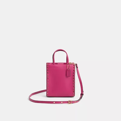 Restored Mini Cashin Tote With Crystal Rivets