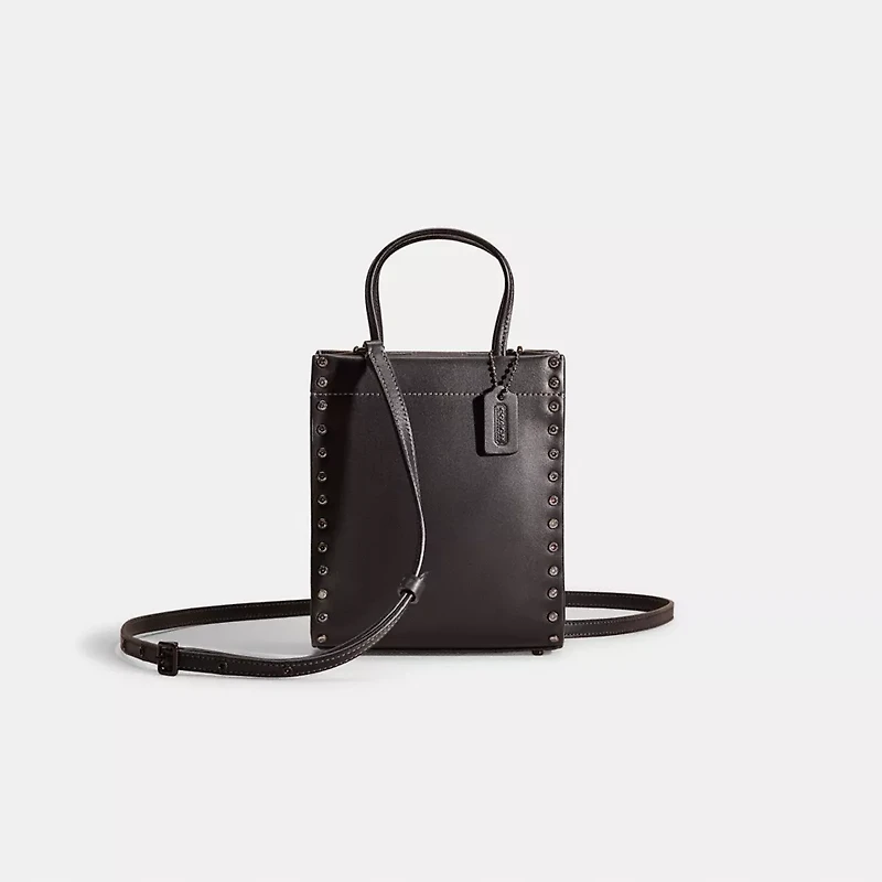 Restored Mini Cashin Tote With Crystal Rivets
