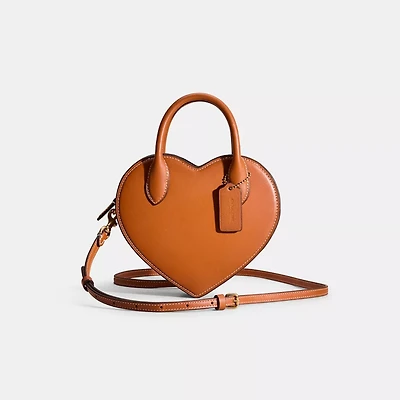 Restored Heart Bag In Regenerative Leather