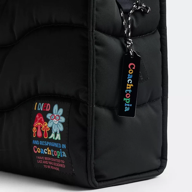 Coachtopia Loop Tote With Wavy Quilting