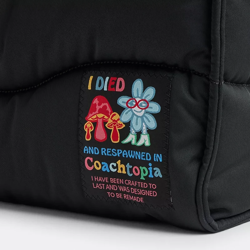 Coachtopia Loop Tote With Wavy Quilting