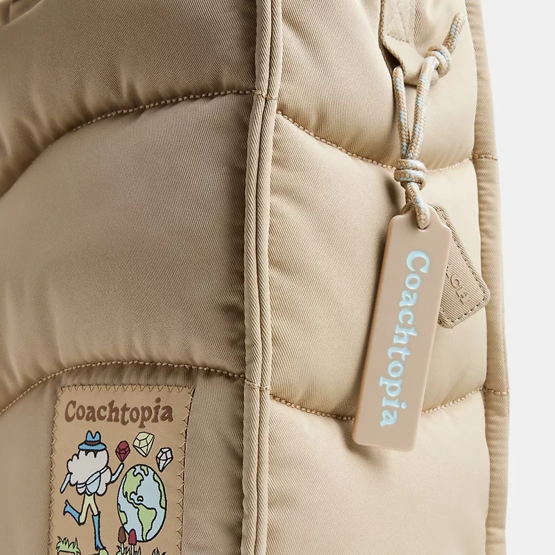 Coachtopia Loop Tote With Wavy Quilting