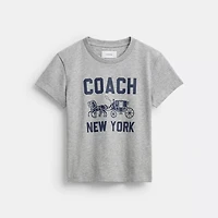 Horse And Carriage T Shirt Organic Cotton