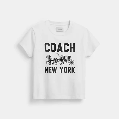 Horse And Carriage T Shirt Organic Cotton