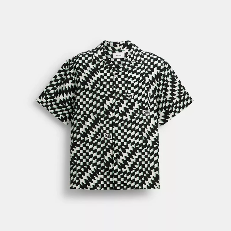 Printed Camp Shirt