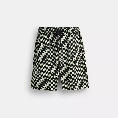 Printed Camp Shorts