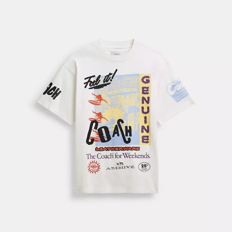 Relaxed Graphic Surf T Shirt