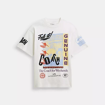Relaxed Graphic Surf T Shirt