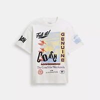 Relaxed Graphic Surf T Shirt