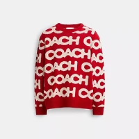 Coach Allover Crewneck Sweater