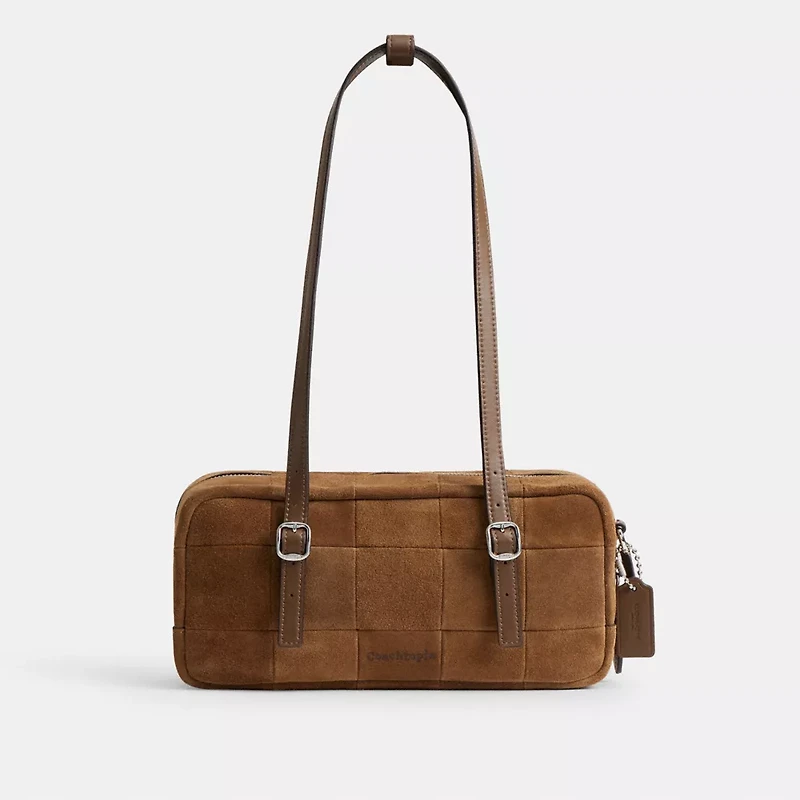 Alter/Ego Satchel Bag In Checkerboard Upcrafted Leather