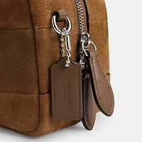 Alter/Ego Satchel Bag In Checkerboard Upcrafted Leather