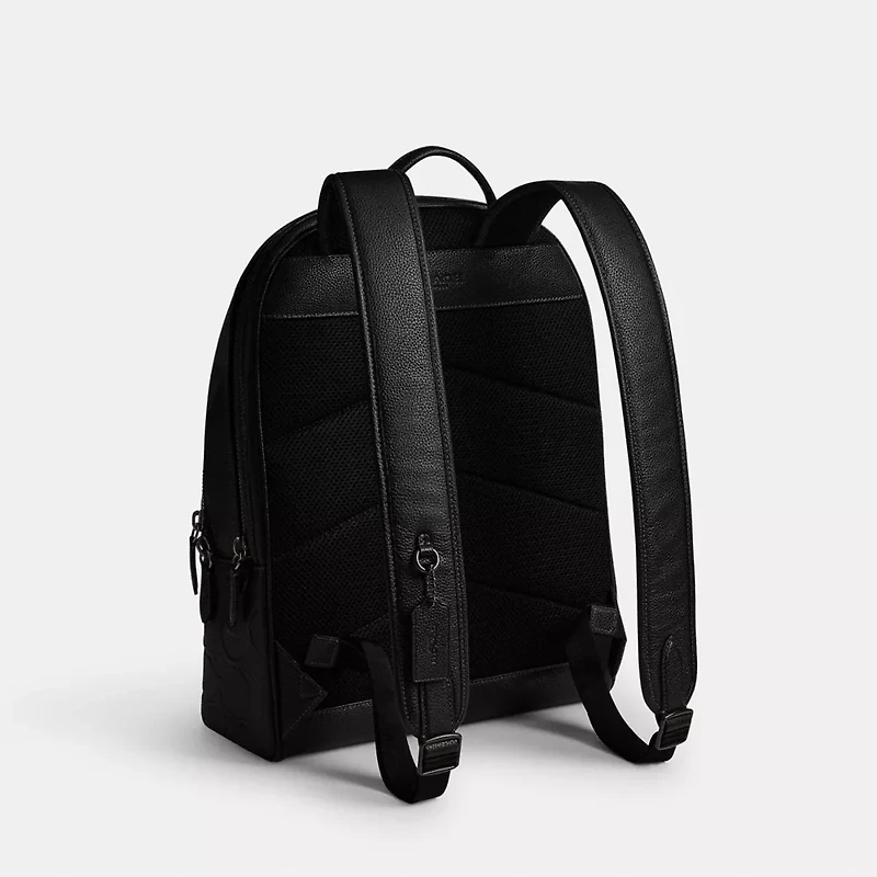 Charter Backpack In Maxi Signature Leather