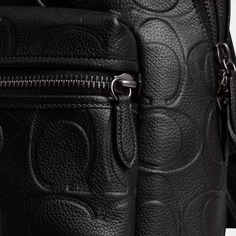 Charter Backpack In Maxi Signature Leather