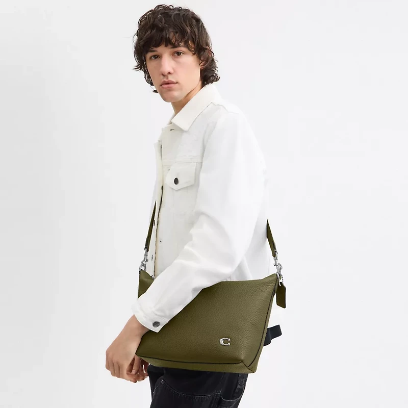 Top Zip Messenger Bag