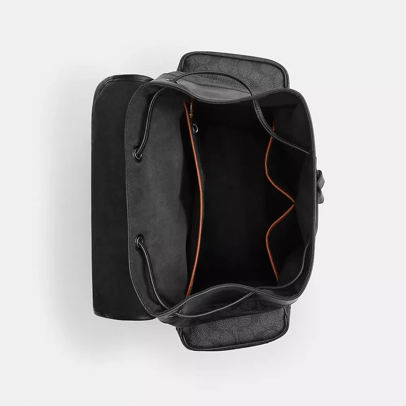 Hitch Backpack In Signature Canvas With Patches