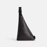 Triangle Sling Bag In Signature Canvas