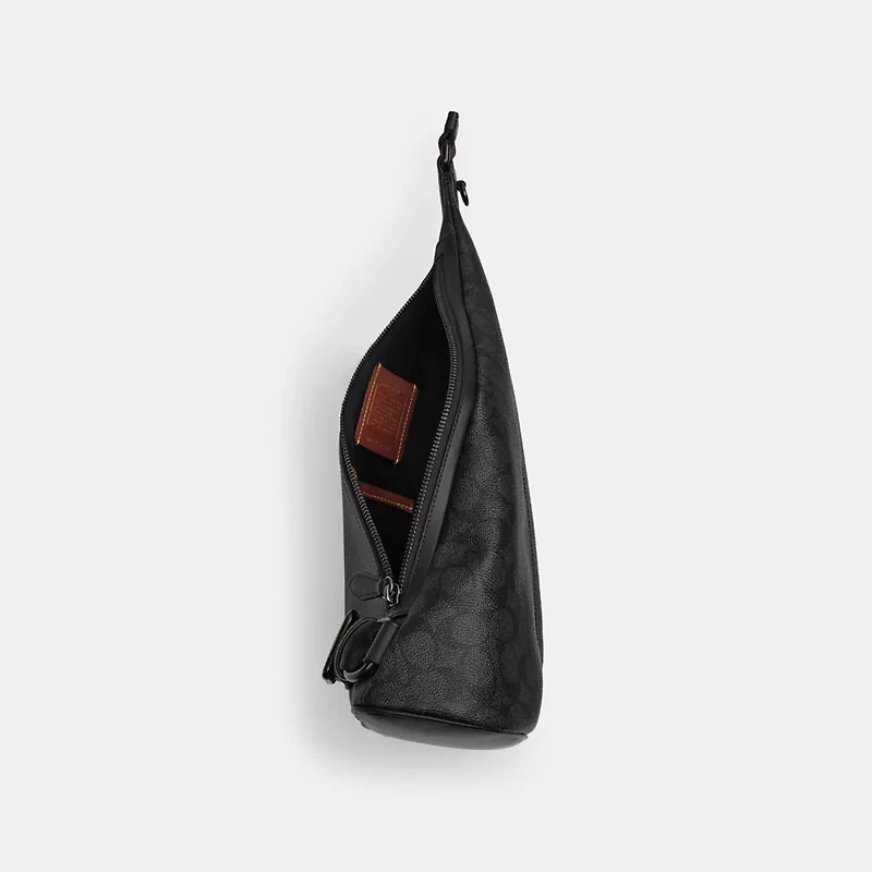 Triangle Sling Bag In Signature Canvas