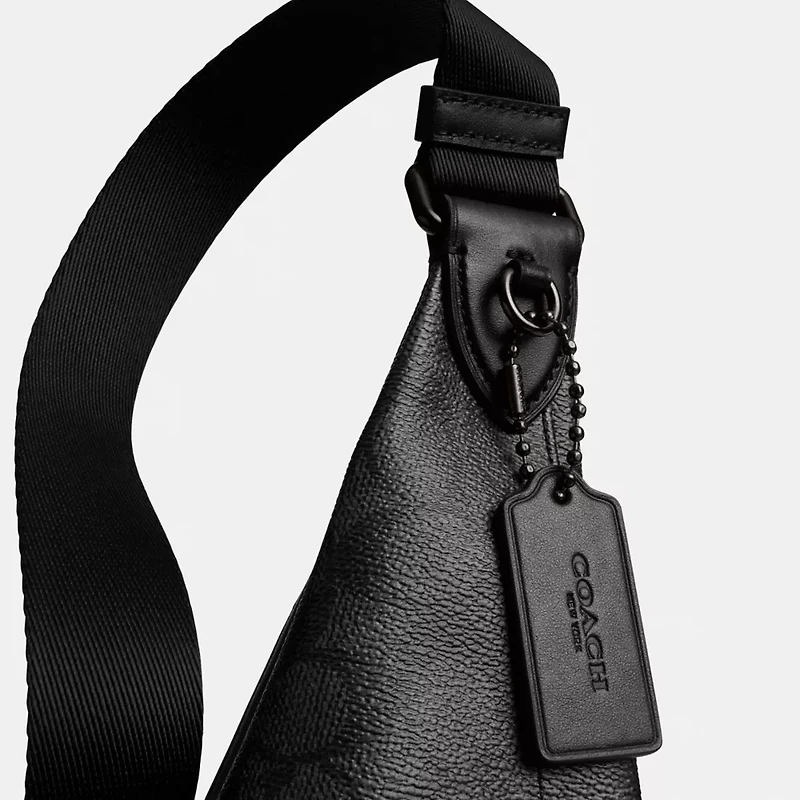 Triangle Sling Bag In Signature Canvas
