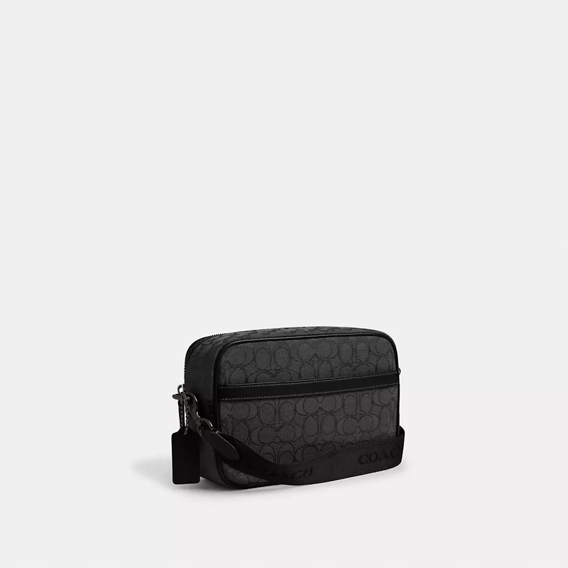 Theo Camera Bag Signature Jacquard
