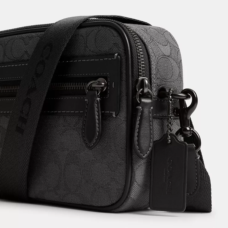 Theo Camera Bag Signature Jacquard