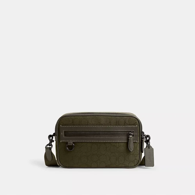 Theo Camera Bag Signature Jacquard