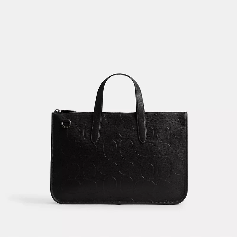 Isaac Workbag In Maxi Signature Leather