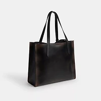 Relay Tote Bag In Loved Leather