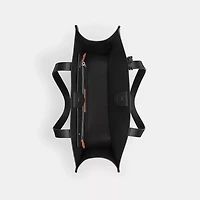 Relay Tote Bag In Loved Leather