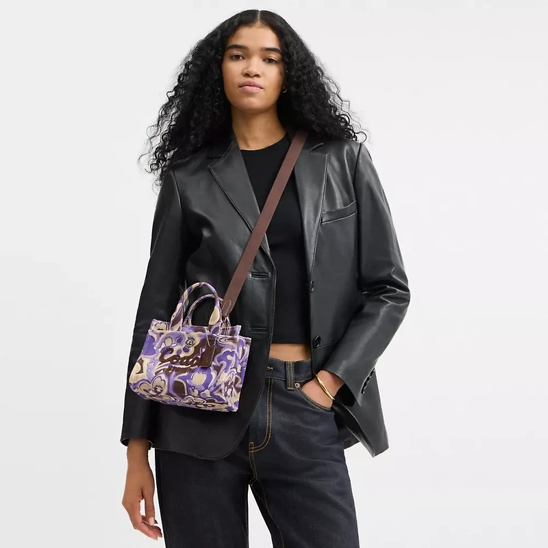 Cargo Tote Bag 20 With Paisley Print