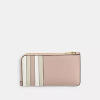 New York Zip Card Case Colorblock