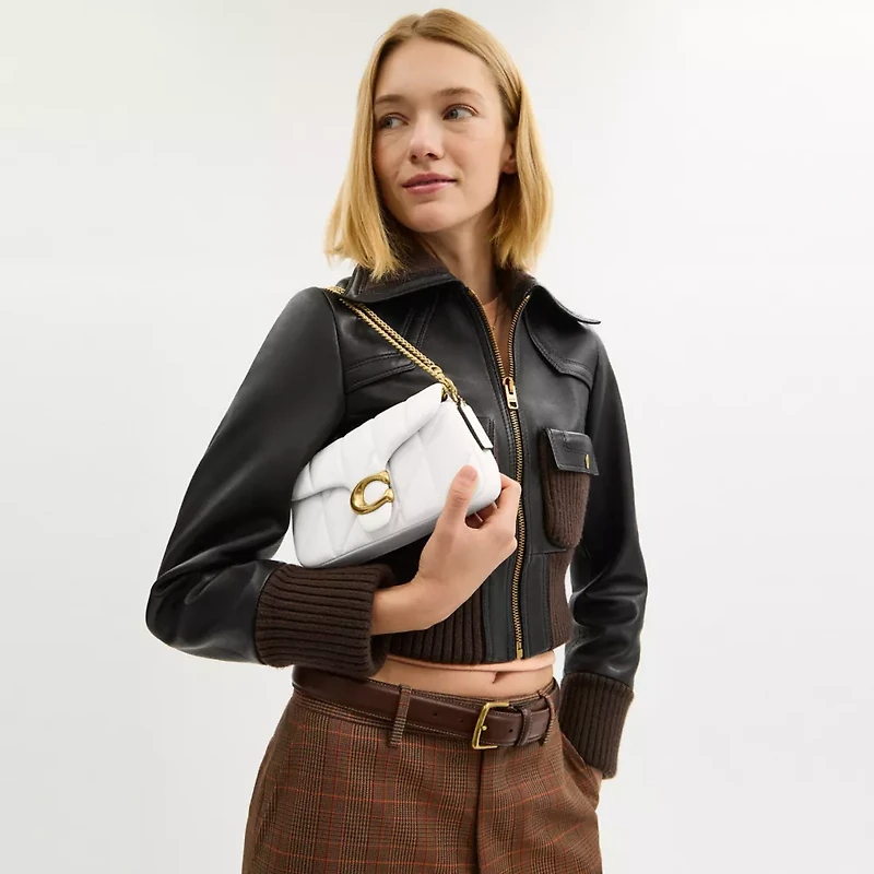 Tabby Chain Crossbody Bag 19 With Quilting