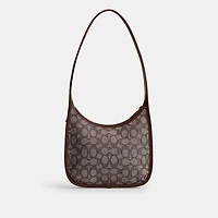 Curve Zip Bag In Signature Jacquard