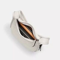 Curve Zip Bag In Signature Jacquard