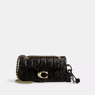 Tabby Shoulder Bag In Loved Leather With Quilting