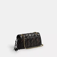 Tabby Shoulder Bag In Loved Leather With Quilting