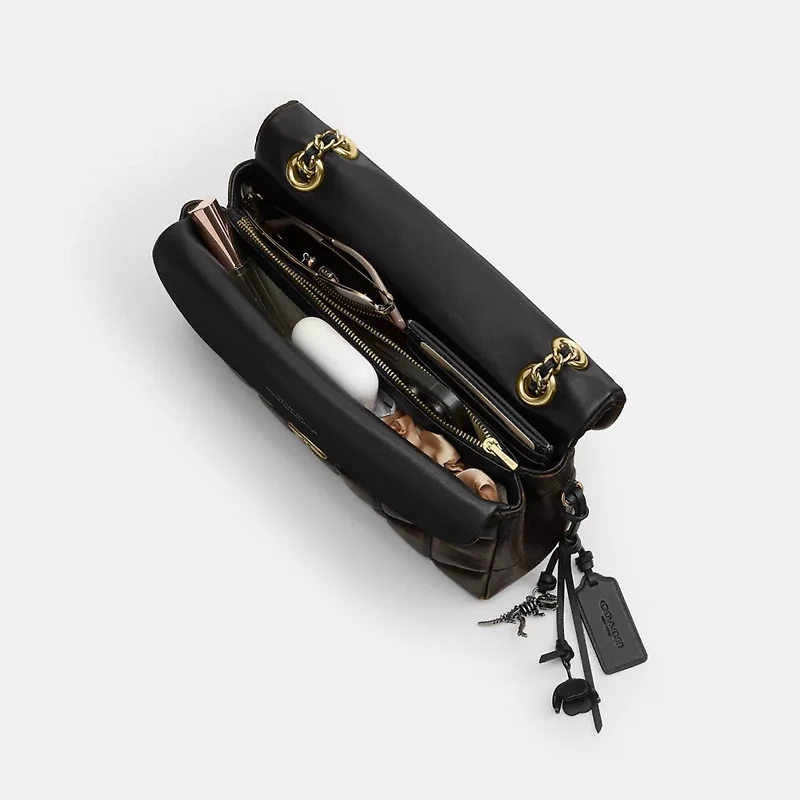 Tabby Shoulder Bag In Loved Leather With Quilting