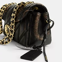 Tabby Shoulder Bag 20 In Loved Leather With Quilting