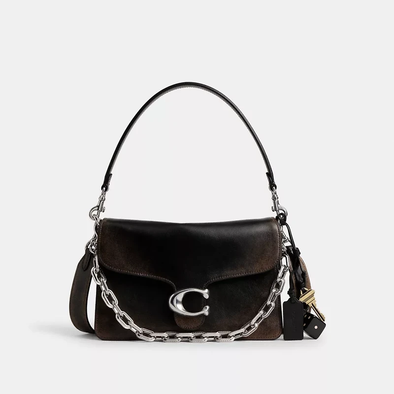 Chain Tabby Shoulder Bag In Loved Leather