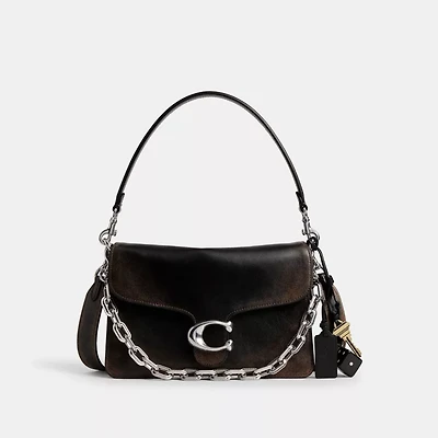Chain Tabby Shoulder Bag In Loved Leather