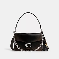 Chain Tabby Shoulder Bag In Loved Leather
