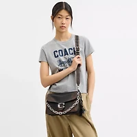 Chain Tabby Shoulder Bag In Loved Leather