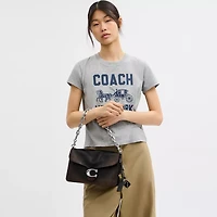Chain Tabby Shoulder Bag In Loved Leather