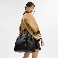 Soft Empire Carryall Bag In Loved Leather