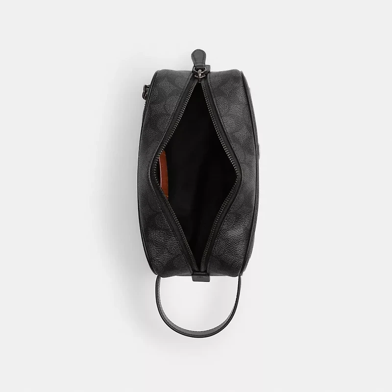 Travel Kit In Signature Canvas With Patches