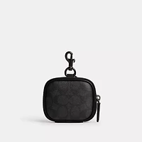 Clip On Pouch In Signature Canvas