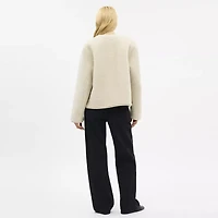 Shearling Cardigan Jacket