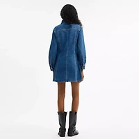 Long Sleeve Denim Dress Organic Cotton