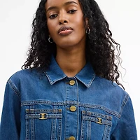 Long Sleeve Denim Dress Organic Cotton