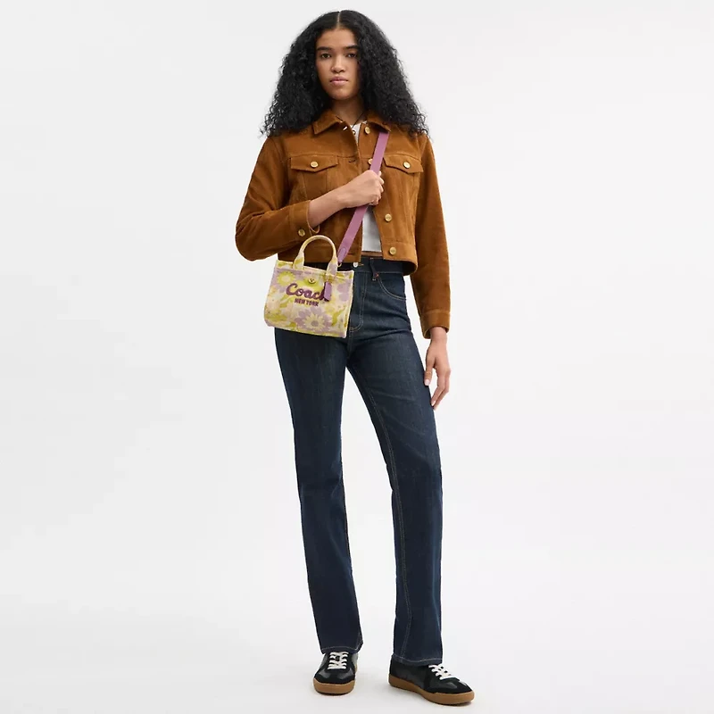 Cargo Tote Bag 20 With Floral Print